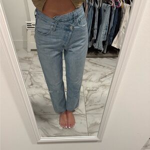 Agolde Criss Cross Upsized Jeans size 24